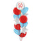 Happy 50th Birthday Balloon Bouquet