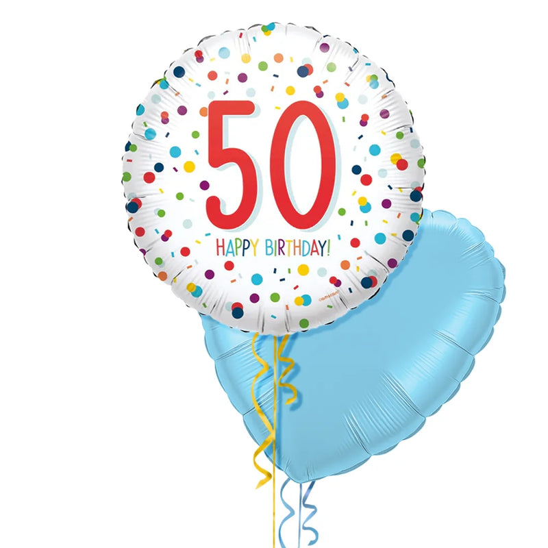 Happy 50th Birthday Balloon Bouquet