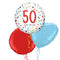 Happy 50th Birthday Balloon Bouquet