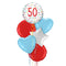 Happy 50th Birthday Balloon Bouquet
