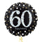 Happy 60th Birthday Holographic Balloon Bouquet