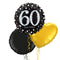 Happy 60th Birthday Holographic Balloon Bouquet