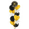 Happy 70th Birthday Black and Gold Balloon Bouquet