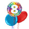 Happy 8th Birthday Confetti Balloon Bouquet