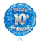 10th Birthday Blue Balloon Bouquet
