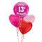 Happy Birthday 13th Pink Foil Balloon Bouquet