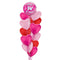 Happy Birthday 14th Pink Foil Balloon Bouquet