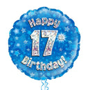 17th Birthday Blue Balloon Bouquet