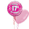 17th Birthday Pink Balloon Bouquet
