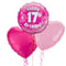 17th Birthday Pink Balloon Bouquet