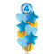 4th Birthday Blue Balloon Bouquet