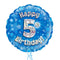 5th Birthday Blue Balloon Bouquet