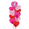 Happy Birthday 6th Pink Foil Balloon Bouquet