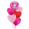 Happy Birthday 6th Pink Foil Balloon Bouquet
