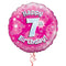 Happy Birthday 7th Pink Foil Balloon Bouquet
