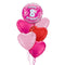 Happy Birthday 8th Pink Foil Balloon Bouquet