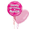 Happy Birthday Auntie Pink Foil Balloon Bouquet