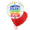 Happy Birthday Candle Colours Balloon Bouquet