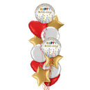 Happy Birthday Candles Balloon Bouquet
