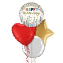 Happy Birthday Candles Balloon Bouquet