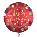 Happy Birthday Classy Red Balloon Bouquet