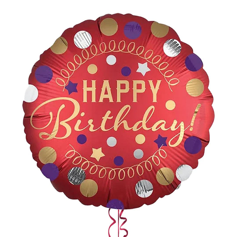 Happy Birthday Classy Red Balloon Bouquet
