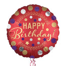Happy Birthday Classy Red Balloon Bouquet