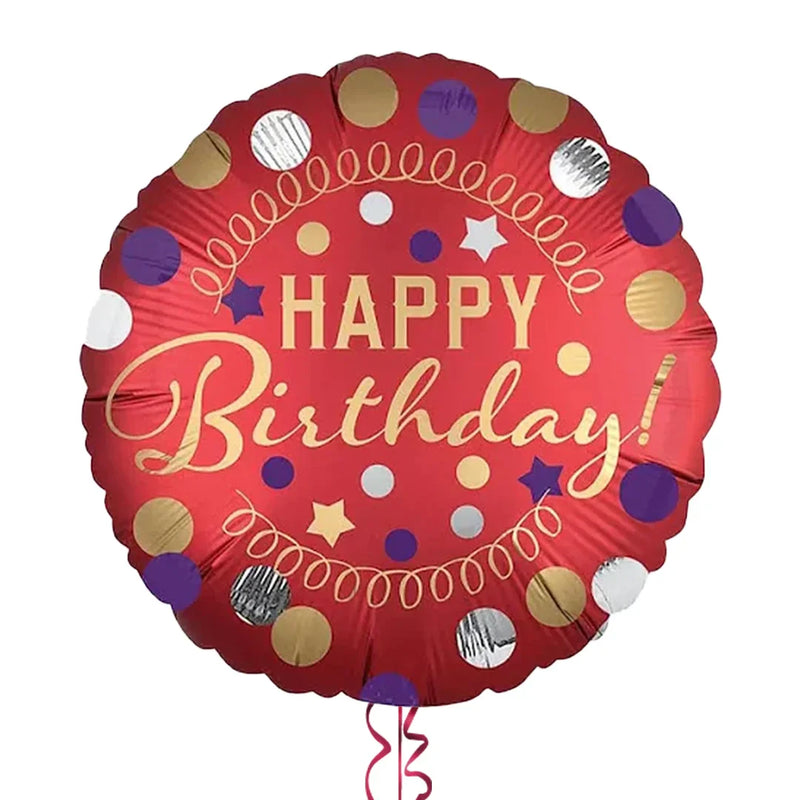Happy Birthday Classy Red Balloon Bouquet