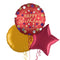 Happy Birthday Classy Red Balloon Bouquet