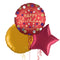 Happy Birthday Classy Red Balloon Bouquet