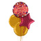 Happy Birthday Classy Red Balloon Bouquet