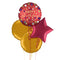 Happy Birthday Classy Red Balloon Bouquet