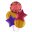 Happy Birthday Classy Red Balloon Bouquet