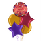 Happy Birthday Classy Red Balloon Bouquet