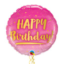 Happy Birthday Cute Pink Balloon Bouquet