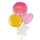 Happy Birthday Cute Pink Balloon Bouquet