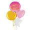 Happy Birthday Cute Pink Balloon Bouquet