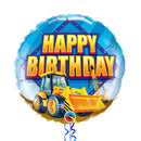 Happy Birthday Digger Balloon Bouquet
