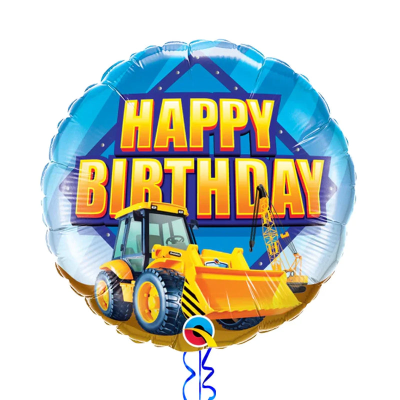 Happy Birthday Digger Balloon Bouquet