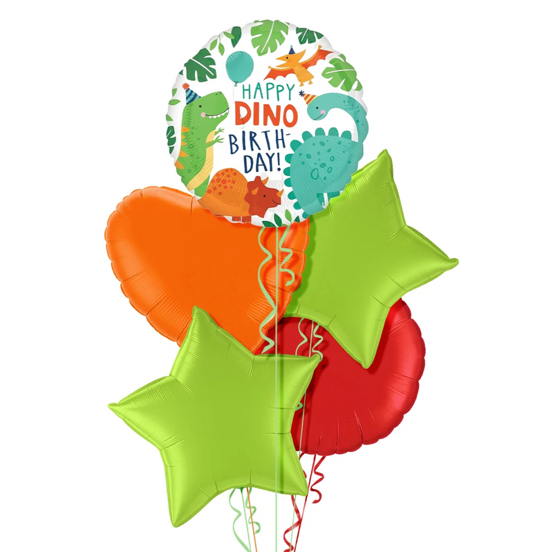 Happy Dino Birthday Balloon Bouquet