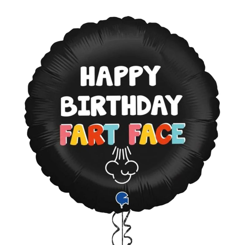 Happy Birthday Fart Face Balloon Bouquet