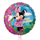 Happy Birthday Minnie Mouse Foil Balloon Bouquet