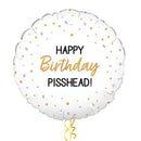 Happy Birthday Pisshead Balloon Bouquet
