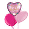 Happy Birthday Stunning Heart Balloon Bouquet