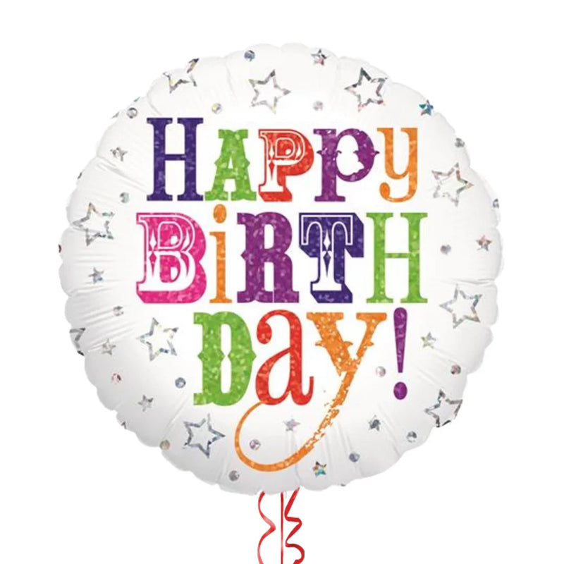 Happy Birthday Super Colours Balloon Bouquet