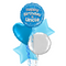 Happy Birthday Uncle Blue Foil Balloon Bouquet