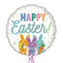 Happy Easter Bunnies Balloon Bouquet
