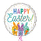 Happy Easter Bunnies Balloon Bouquet
