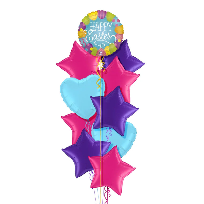 Happy Easter Colourful Eggs Balloon Bouquet