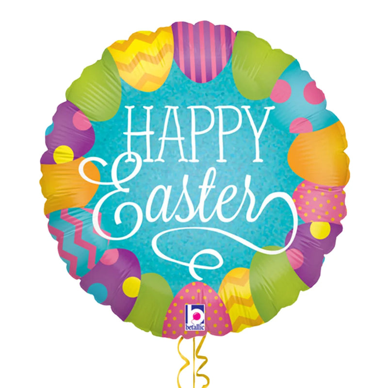 Happy Easter Colourful Eggs Balloon Bouquet